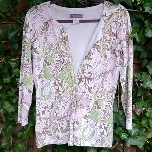 Tommy Bahama floral cardigan